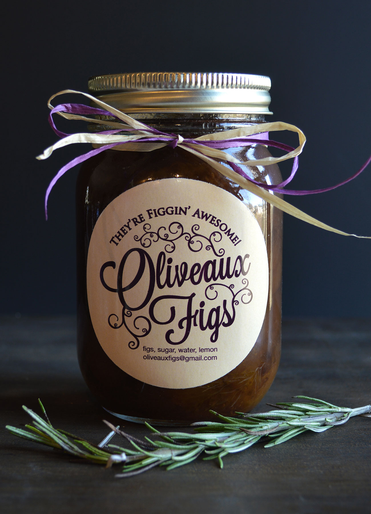 Oliveaux Figs Label Design | Nicole Victory Design