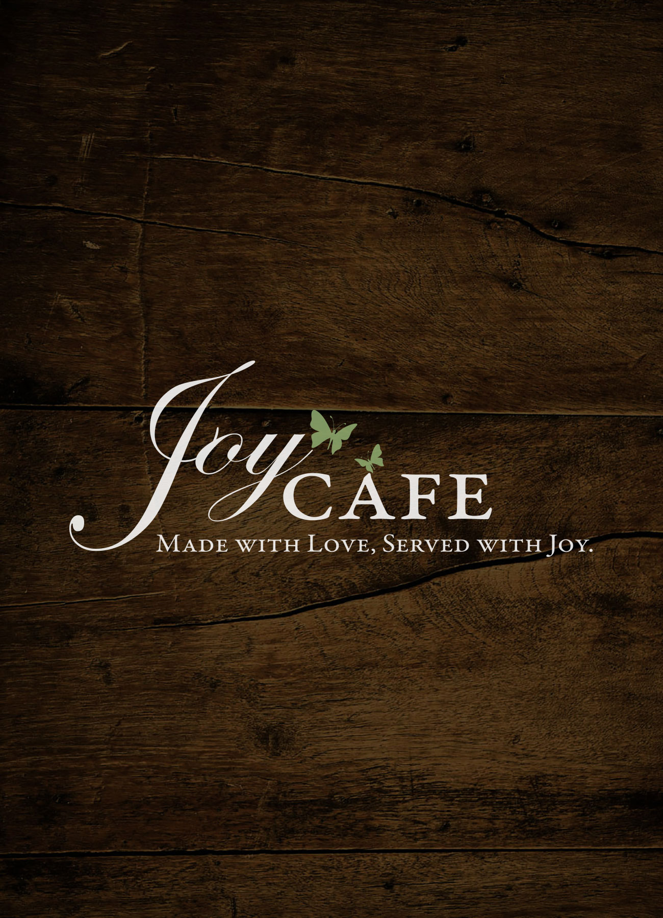 Joy Cafe Logo | Website Design | Nicole Victory Design