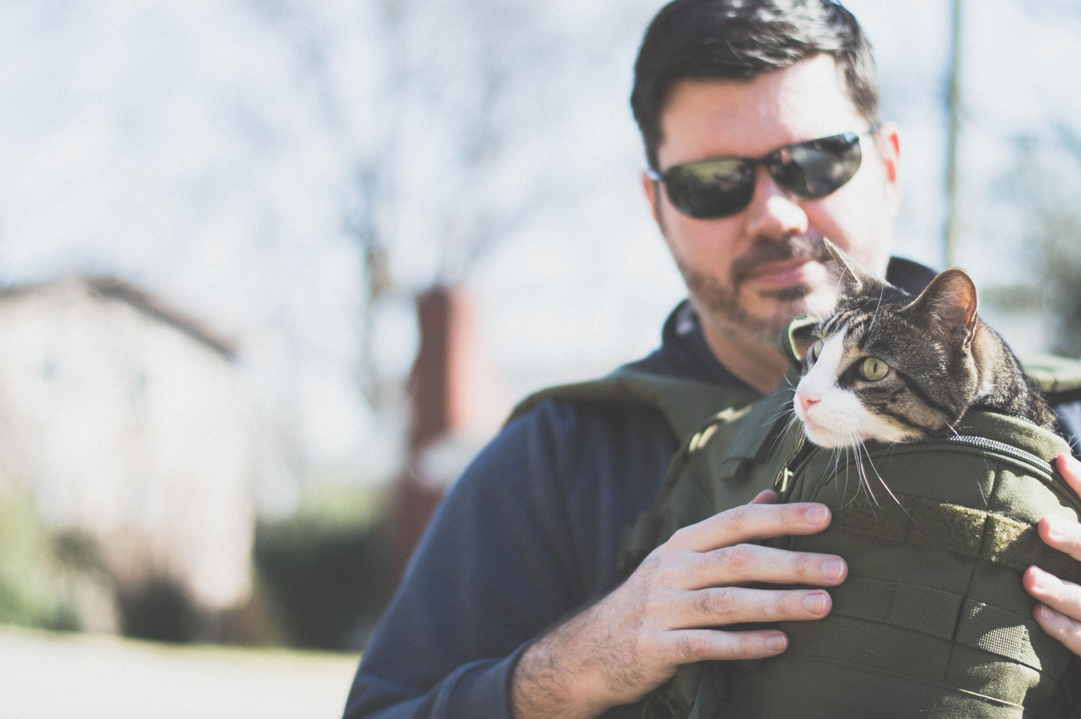 A Man and His Cat | Nicole Victory Design