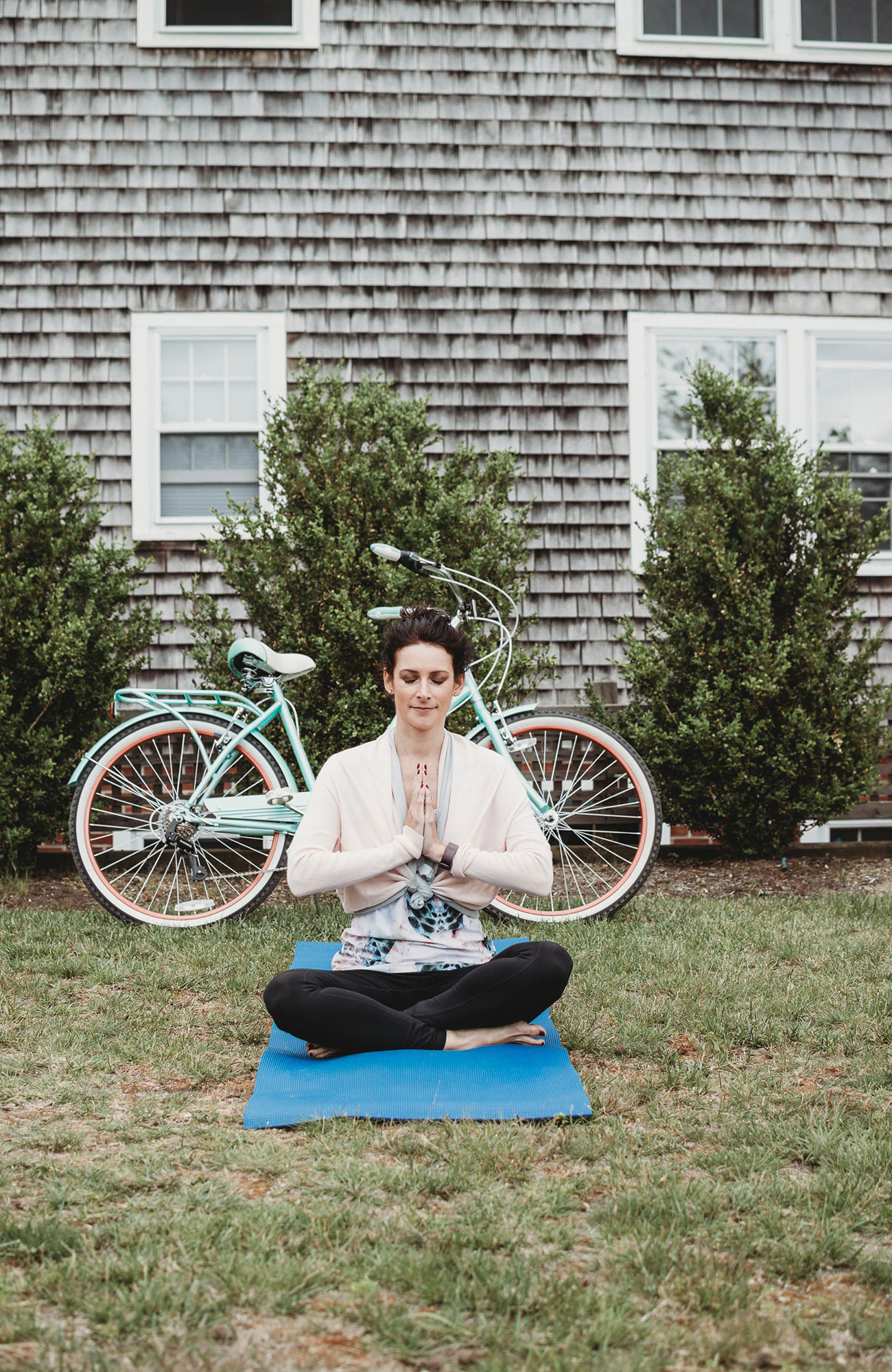 How to Stay Fit, In Balance, and Prevent Injury When You Work From Home | Yoga at the Schwinn Summer House | Nicole Victory Design