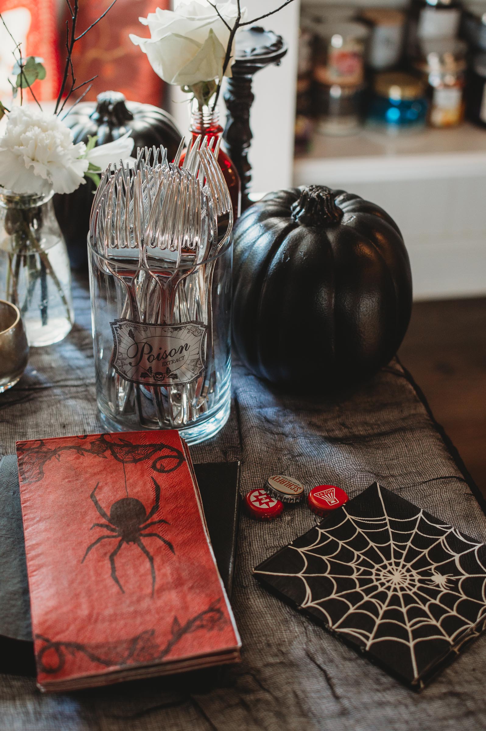 Halloween Themed Beer Tasting Party | Nicole Victory Design