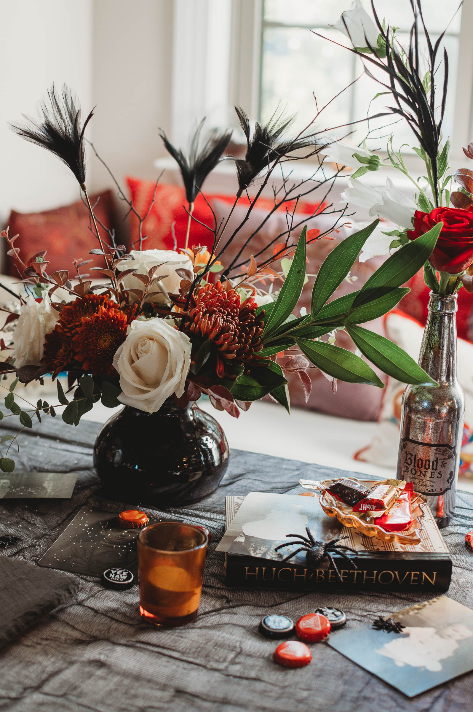 Halloween Themed Beer Tasting Party | Nicole Victory Design