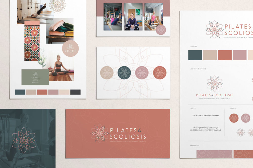 branding and logo design for pilates instructor | Pilates and Scoliosis