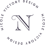 Nicole Victory Design Icon Logo