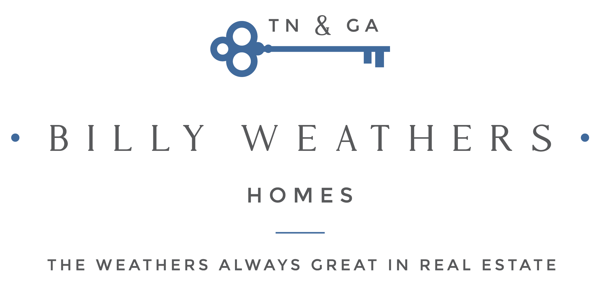 Billy Weathers Homes | Main Logo for Realtor | Nicole Victory Design
