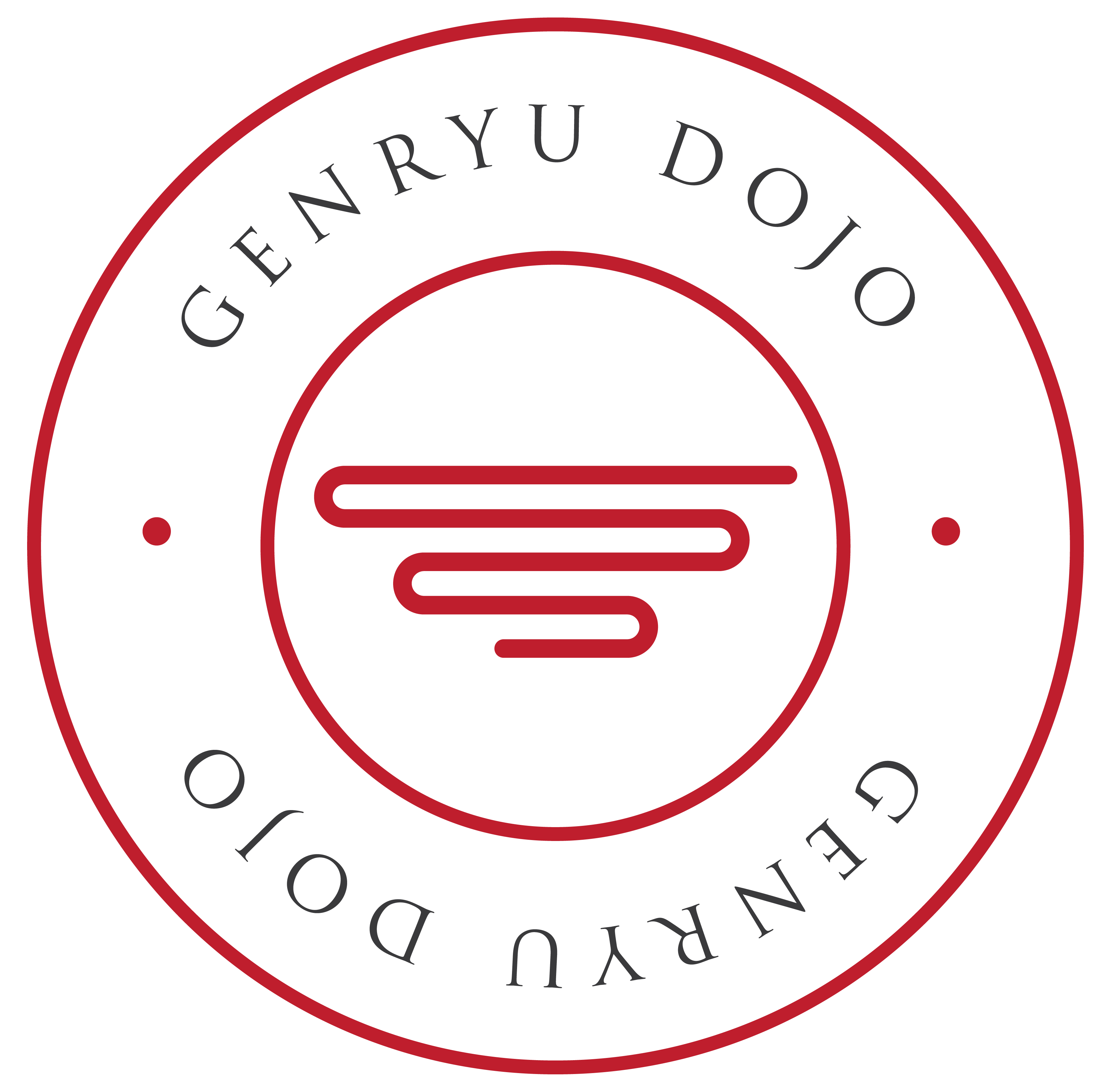 Genryu Dojo Logo Design | Seal Logo Design for Dojo