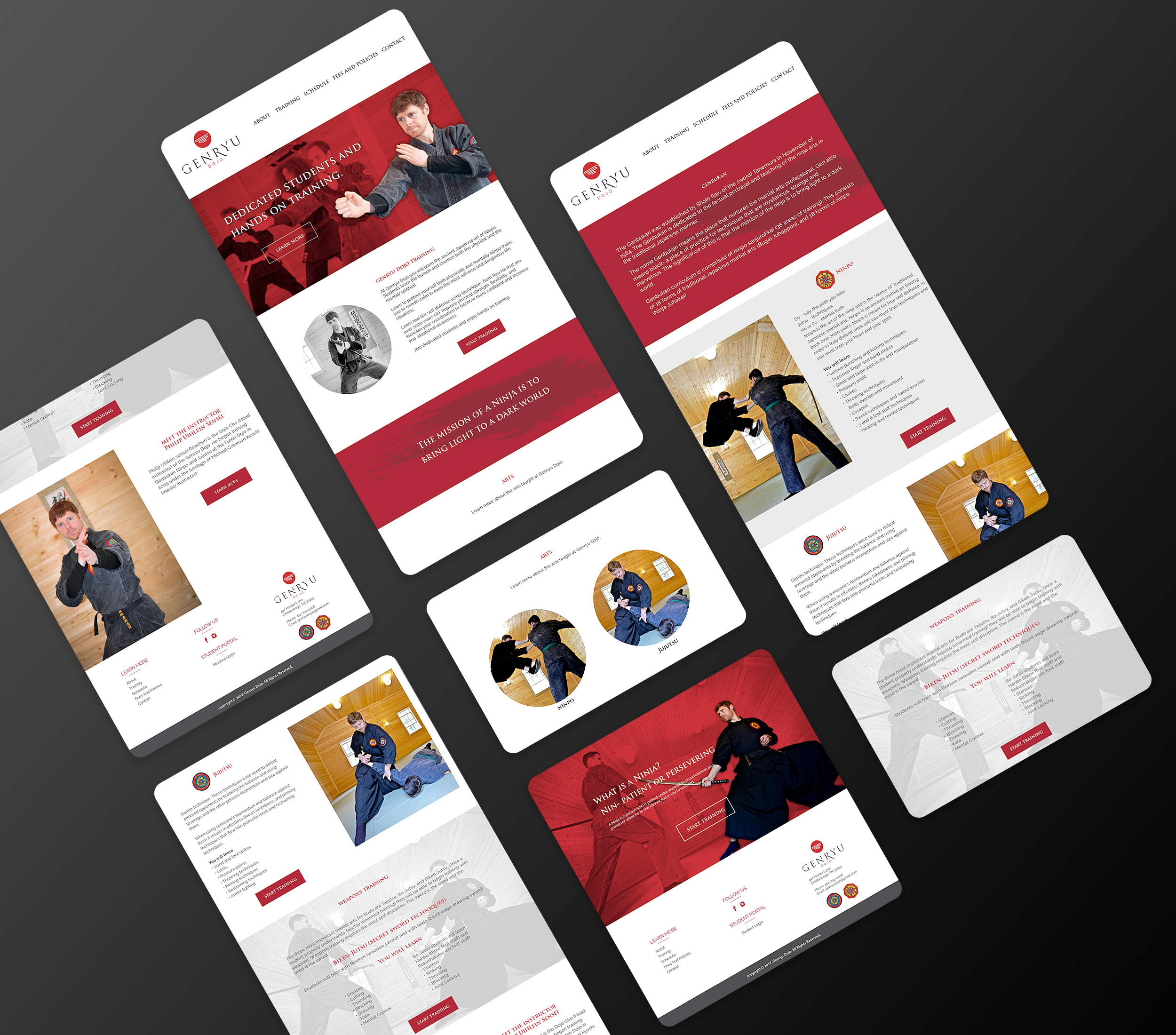 Genryu Dojo Website Design | Website Design for Dojo