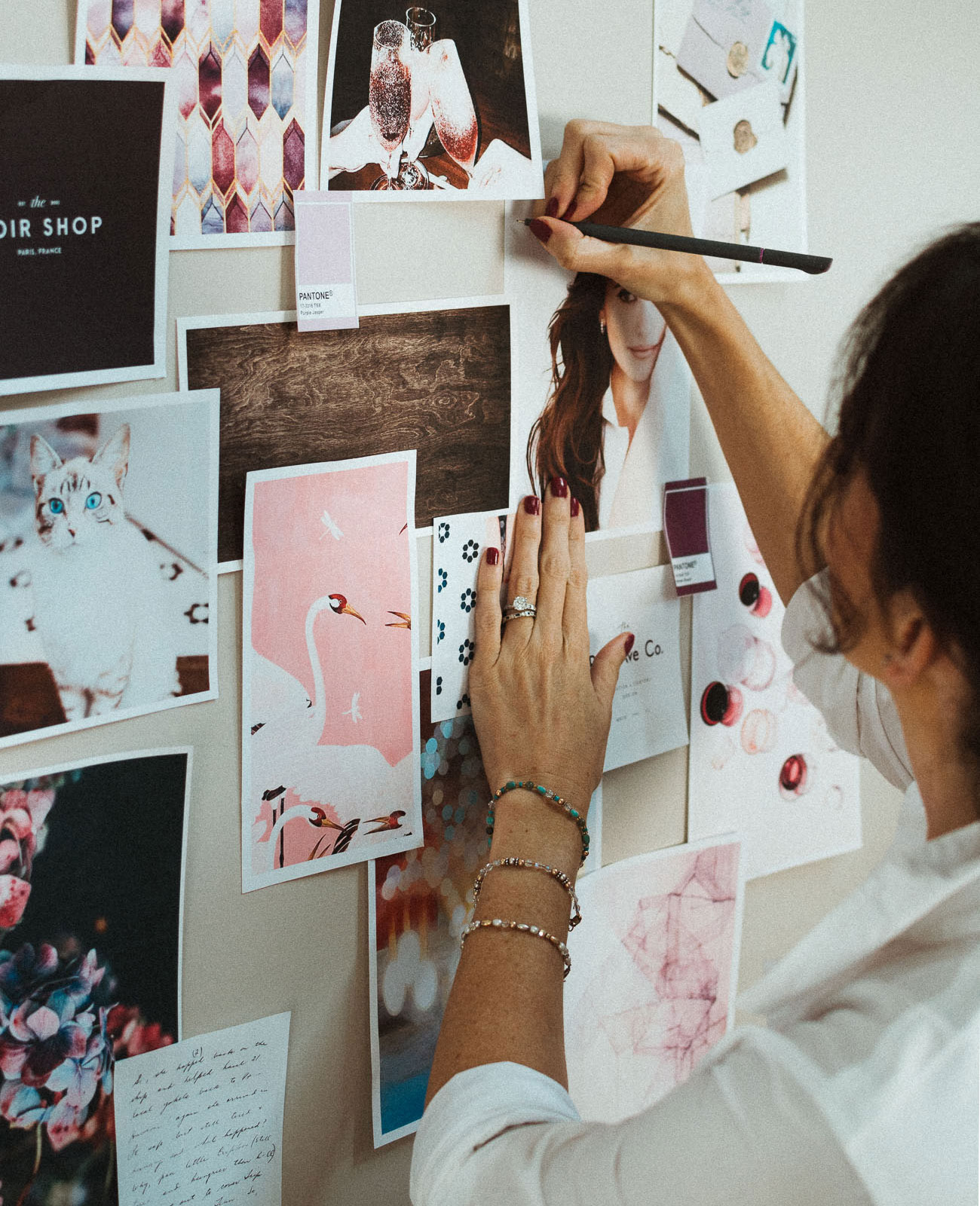 professional logo design process mood board and concepts